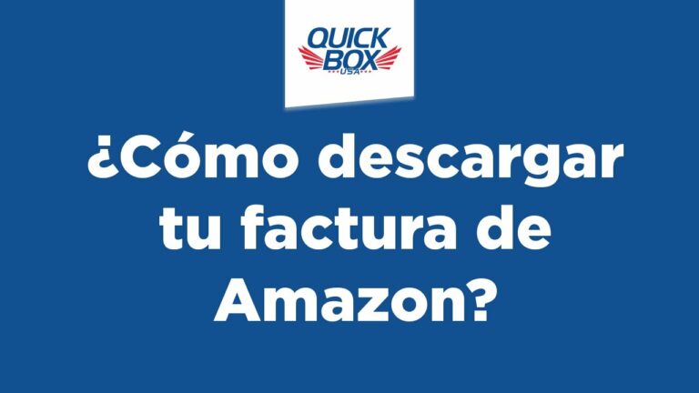 Como descargar factura de amazon