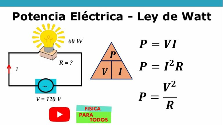 Como calcular la potencia electrica