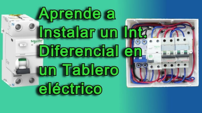 Como conectar un diferencial