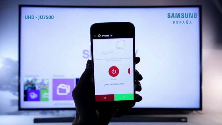 Usar movil como mando tv samsung