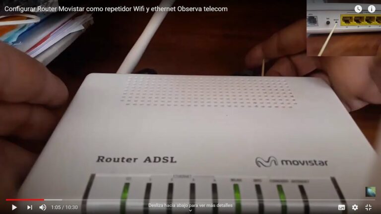 Configurar router movistar como repetidor