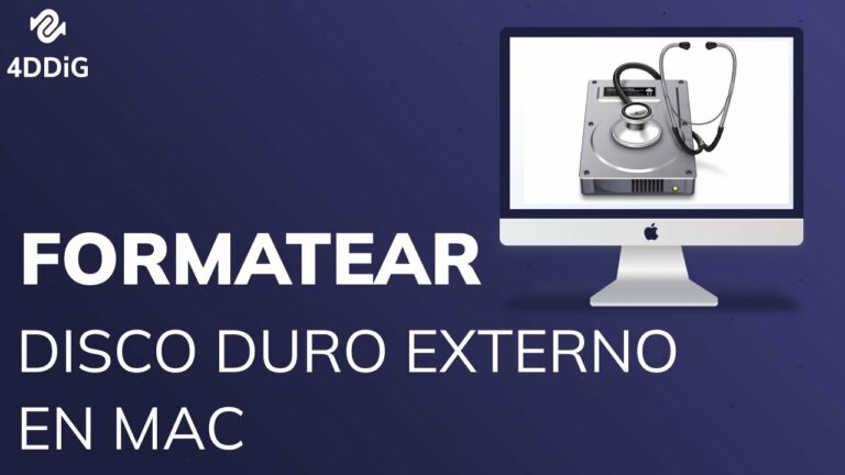 Como formatear disco externo en mac