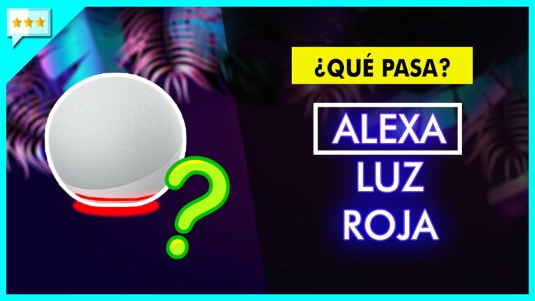 Como quitar luz roja alexa