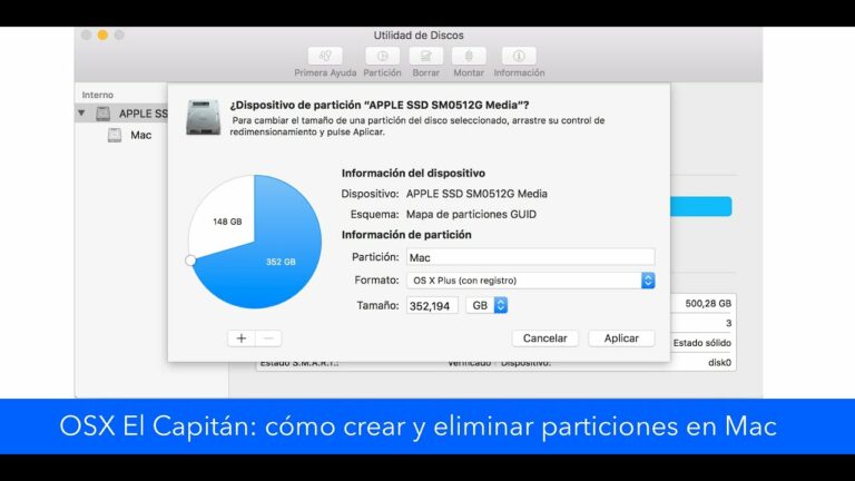 Como borrar una particion en mac