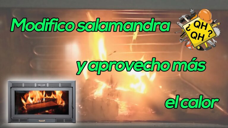 Como aprovechar el calor de la chimenea