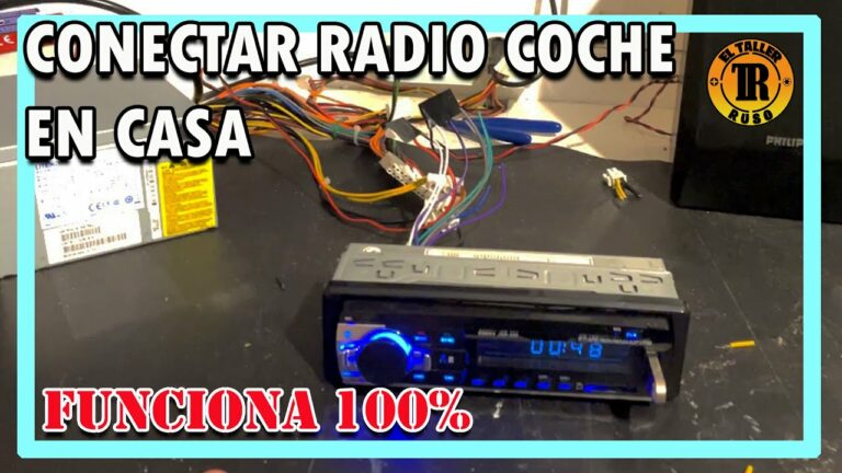 Como instalar radio de coche en casa