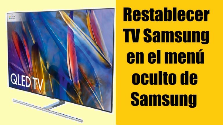 Como reiniciar aplicaciones en smart tv samsung