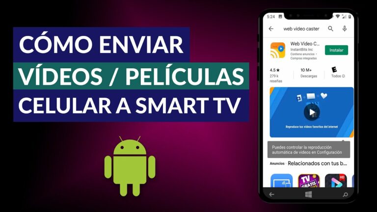 Como pasar peliculas del telefono al televisor