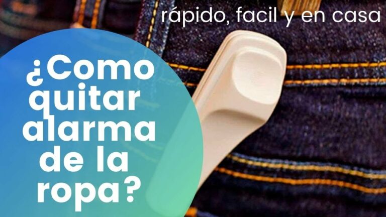 Como quitar alarma olvidada en ropa