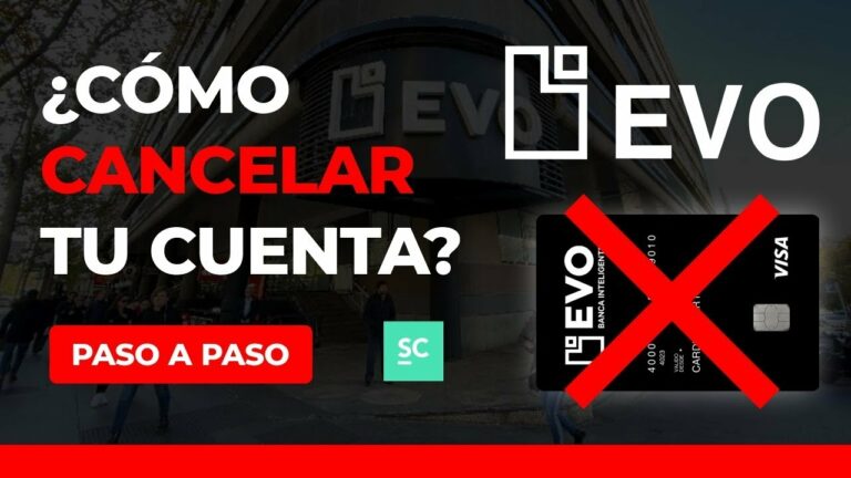 Como cancelar cuenta inteligente evo