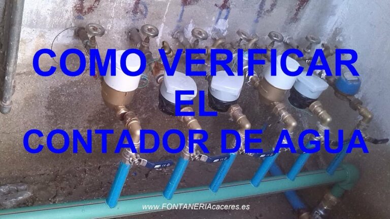 Como saber si un contador de agua está estropeado