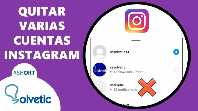 Tengo dos cuentas en instagram como elimino una