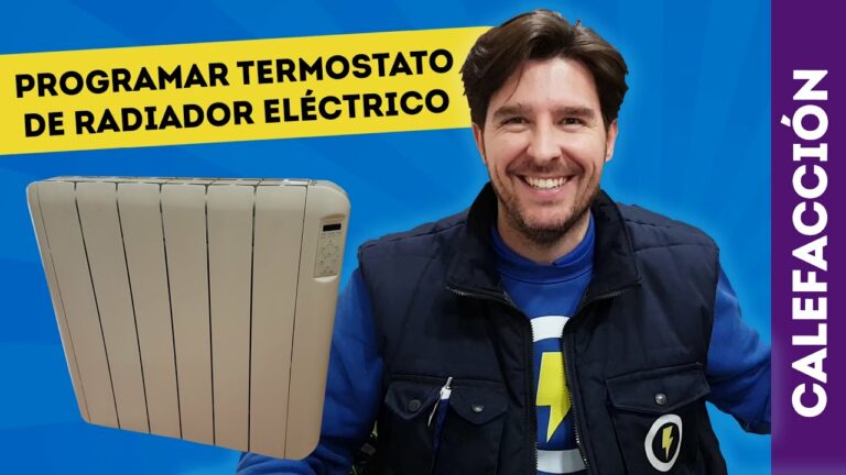 Como programar un radiador electrico