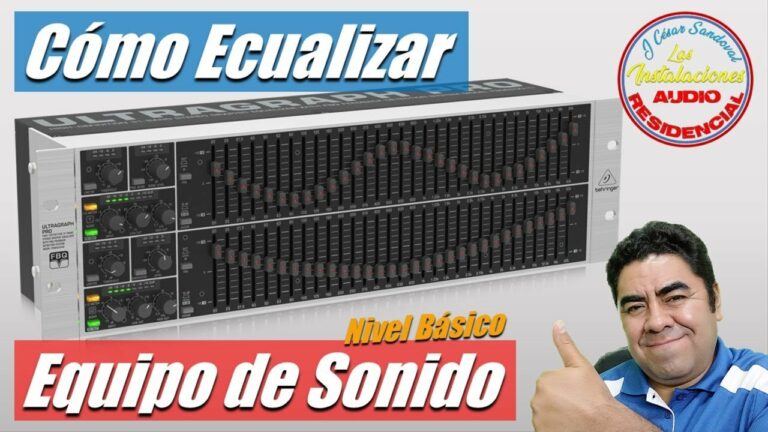 Como ecualizar un equipo de sonido