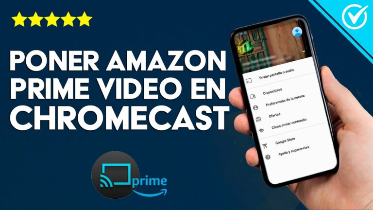 Como poner amazon prime en chromecast