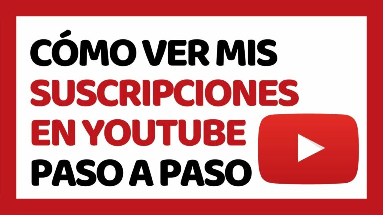 Como ver mis suscripciones en youtube