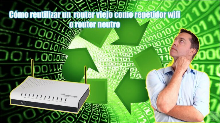 Como reutilizar un router viejo