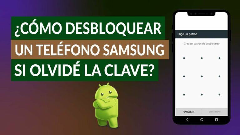 Como desbloquear un samsung con contraseña