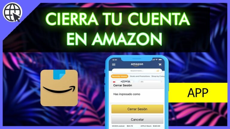 Como cerrar sesion amazon