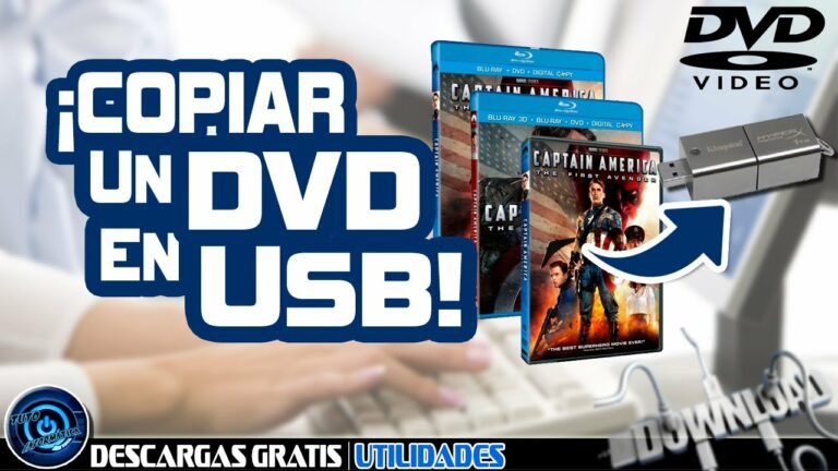 Como pasar un dvd a usb