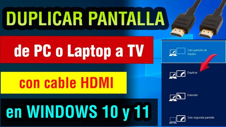 Como compartir pantalla hdmi