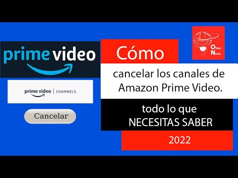 Como cancelar suscripcion de canales amazon prime