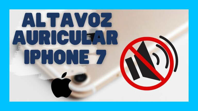 Como cambiar altavoz iphone 7