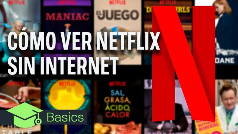 Como ver netflix sin internet en tv