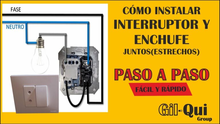 Como poner un interruptor desde un enchufe