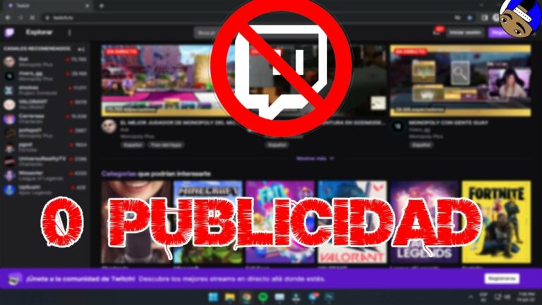 Como quitar anuncios twitch