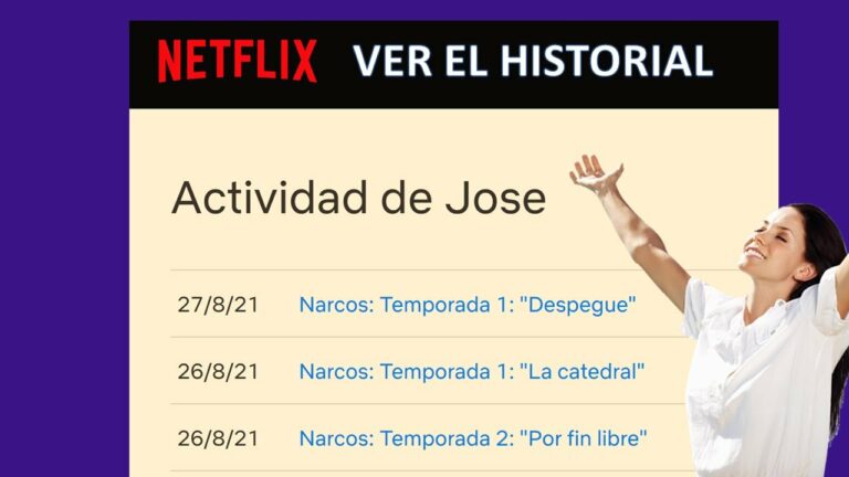 Como ver el historial de netflix