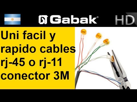 Como empalmar cable de red