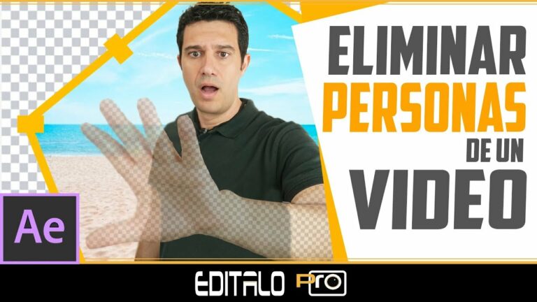 Como eliminar una persona de un video