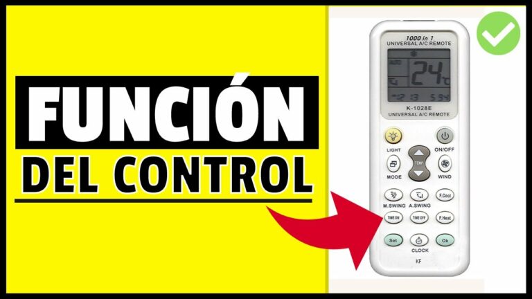 Como funciona el mando del aire acondicionado