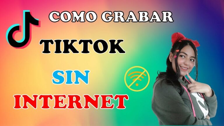 Como usar tiktok sin internet