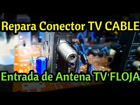 Como arreglar la antena de la tv