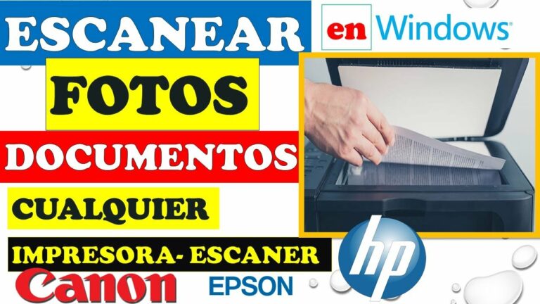 Como escanear con una impresora