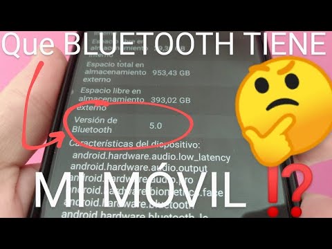 Como saber la version bluetooth de mi movil