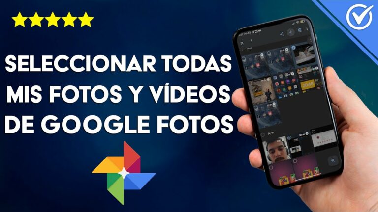 Como seleccionar todas las fotos de google fotos