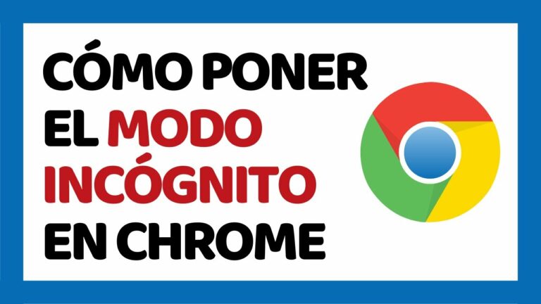 Como poner incognito en google