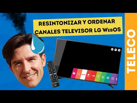 Como programar los canales de un televisor lg