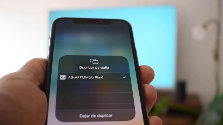 Como duplicar pantalla de iphone a fire tv