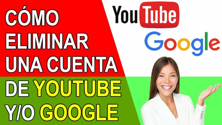 Como eliminar cuenta de youtube